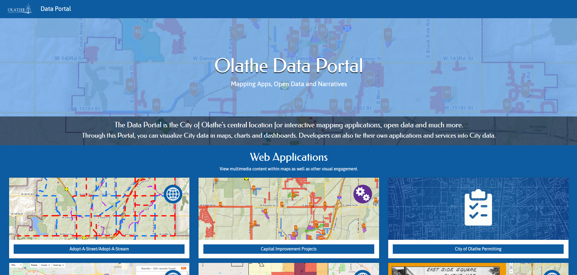 Open Data Portal Screenshot