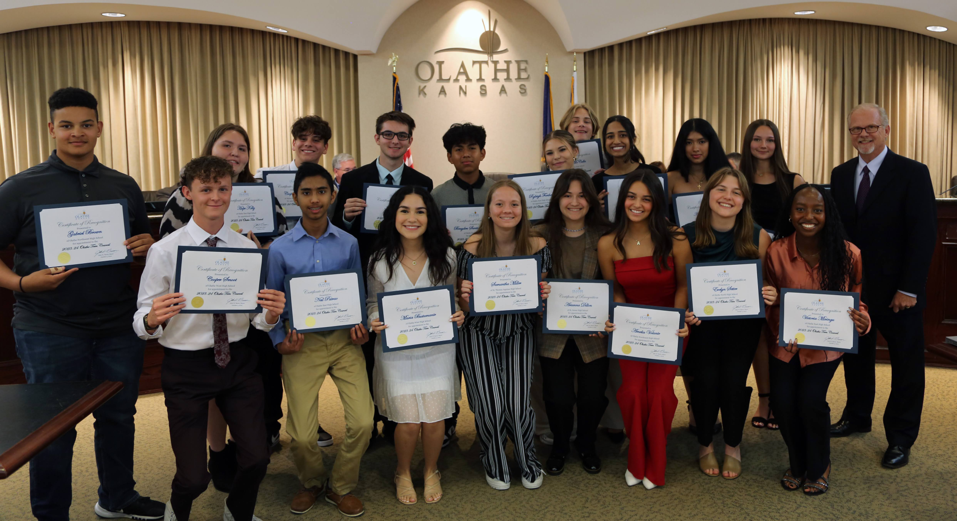 Teen Council group photo