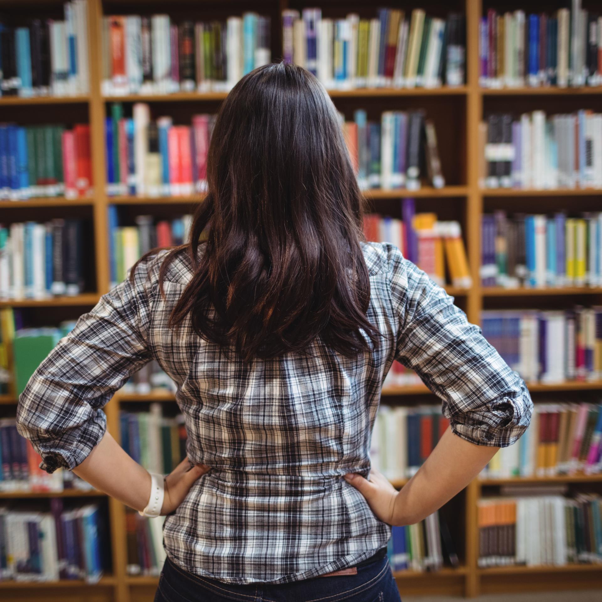 browsing books