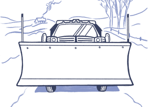 Snowplow coloring contest