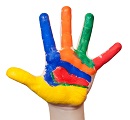 painted hand