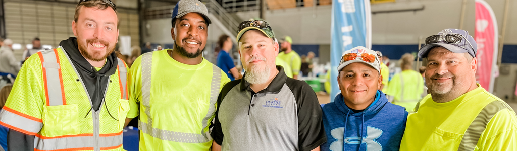 Public Works employees at Wellness Fair