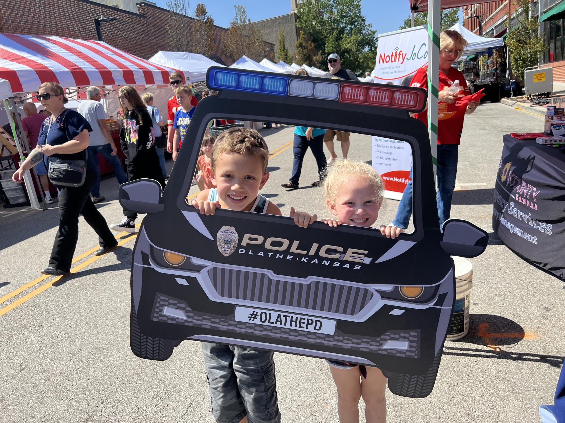 Police Car Selfie