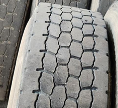 Tire Tread After Trial Ended