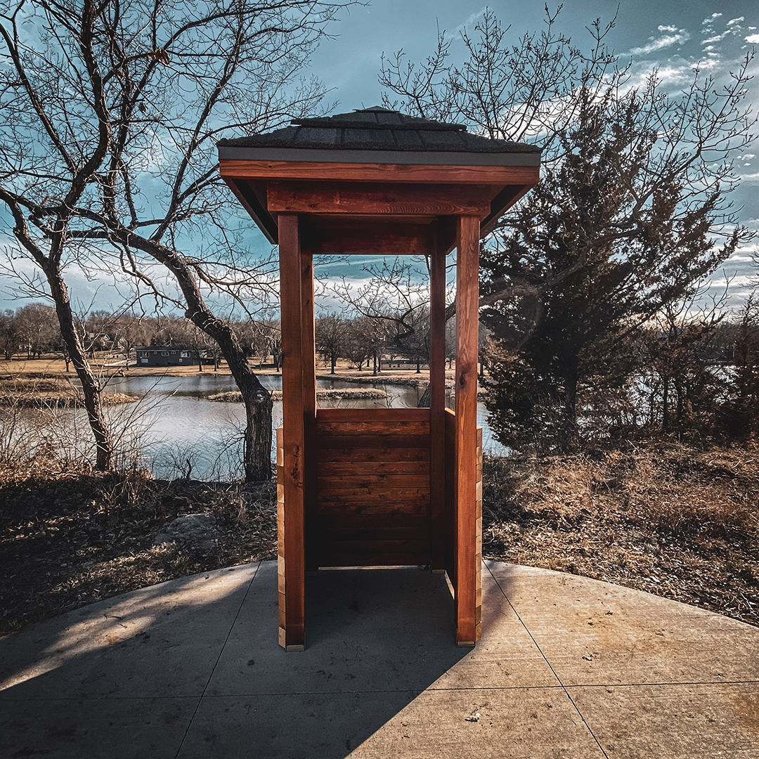 The windphone at Lake Olathe