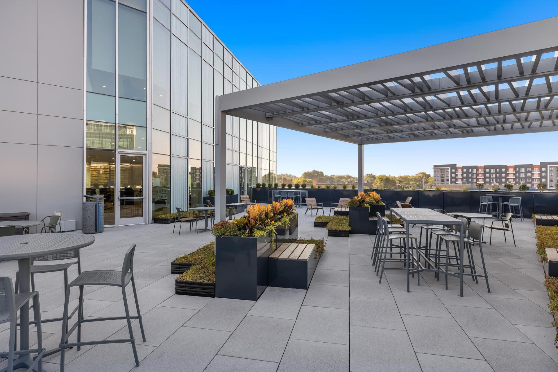 Olathe Downtown Library Copeland Rooftop Terrace