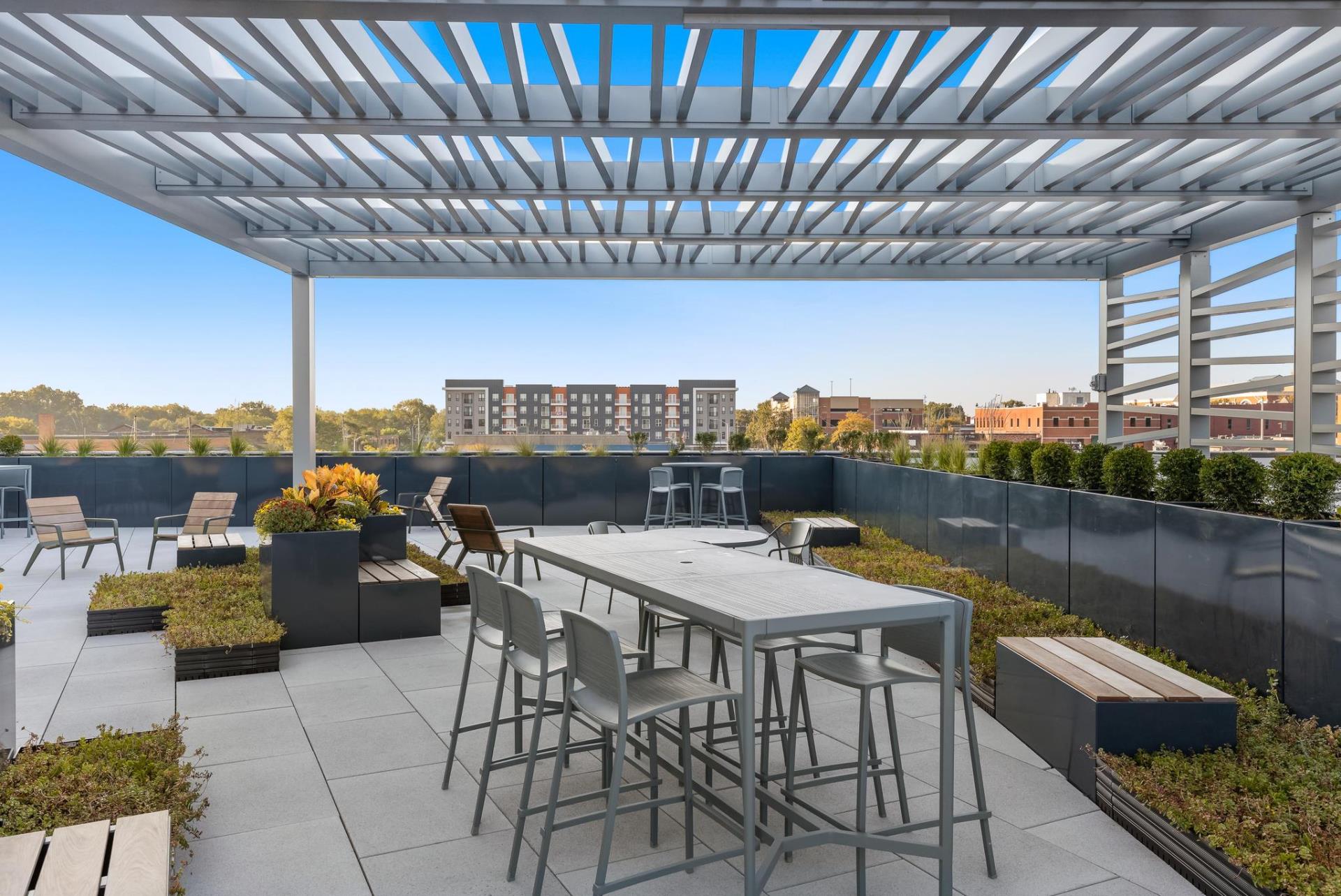 Olathe Downtown Library Copeland Rooftop Terrace