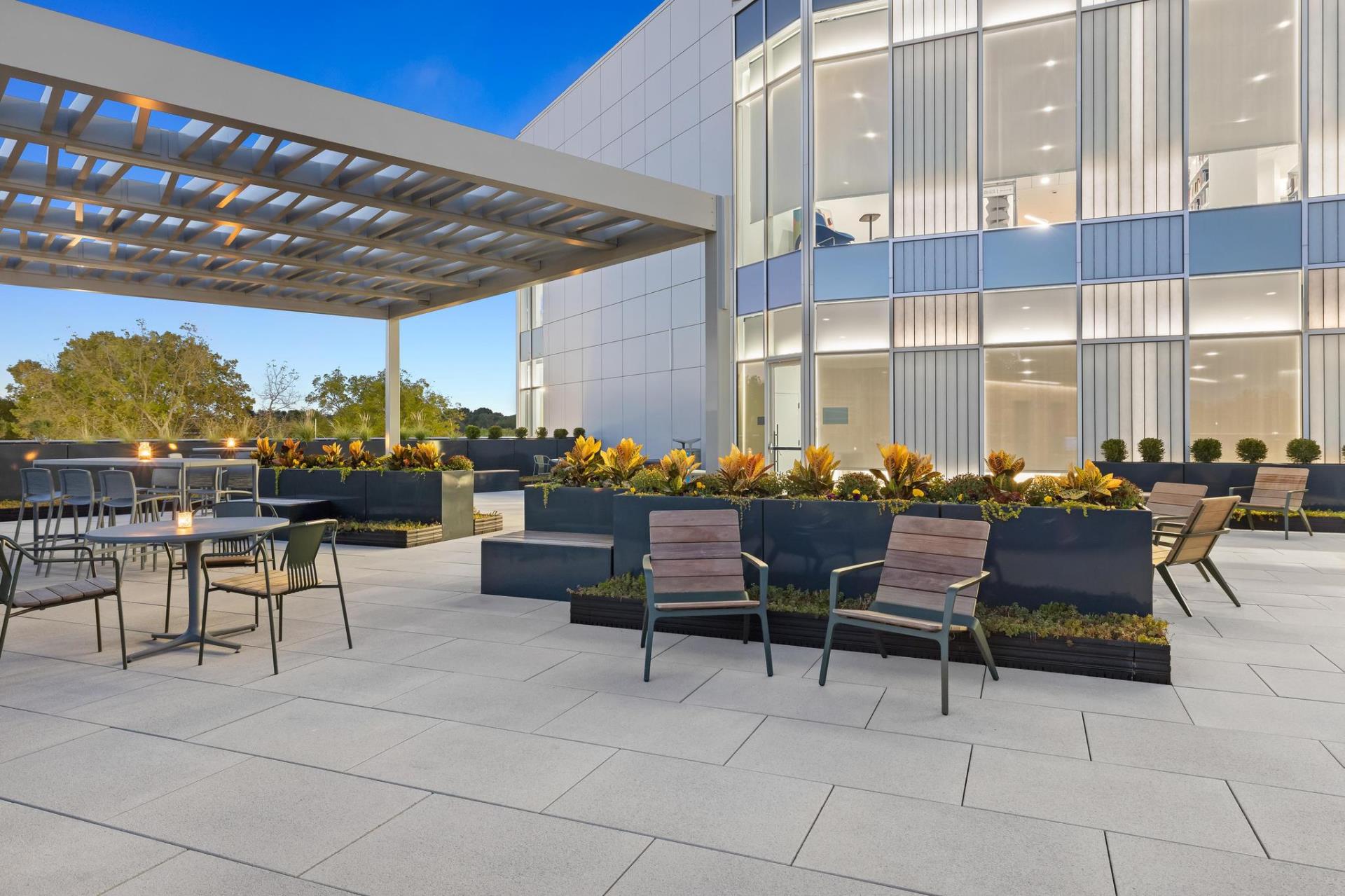 Olathe Downtown Library Copeland Rooftop Terrace