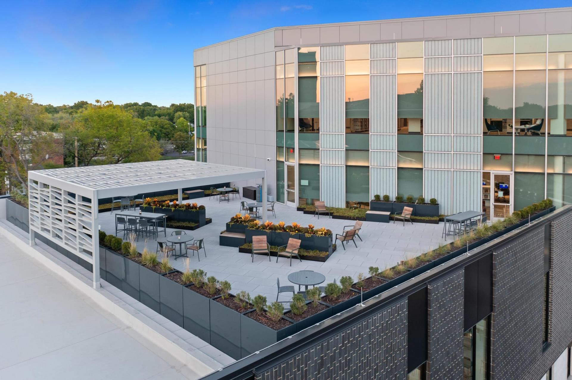 Olathe Downtown Library Copeland Rooftop Terrace