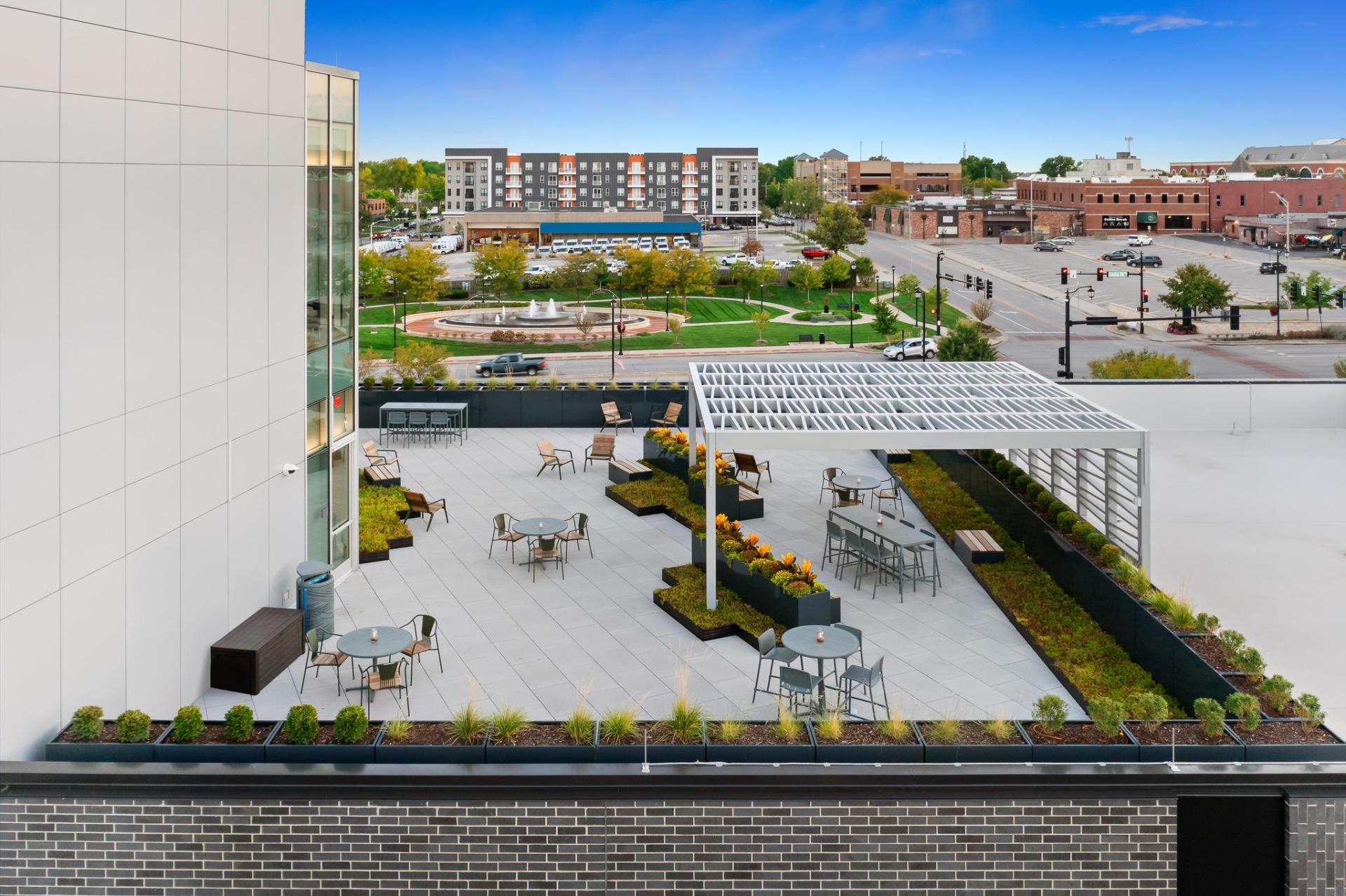 Olathe Downtown Library Copeland Rooftop Terrace