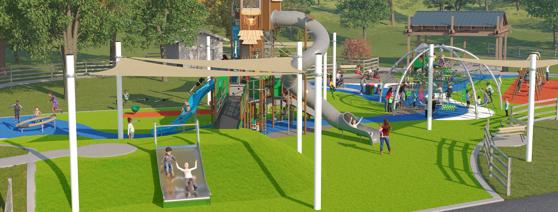 Mock-Up of the new Black Bob Park Playground, slated to be complete in 2025