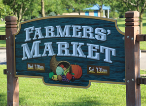 farmers market sign