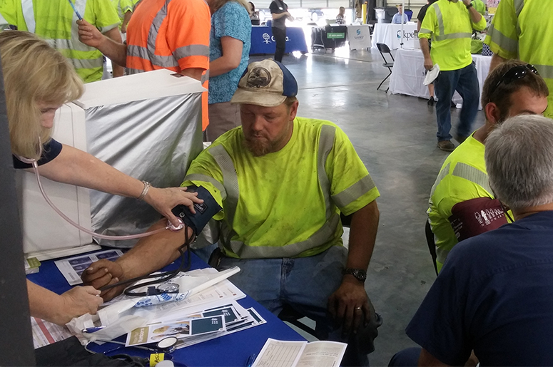 wellness fair blood pressure