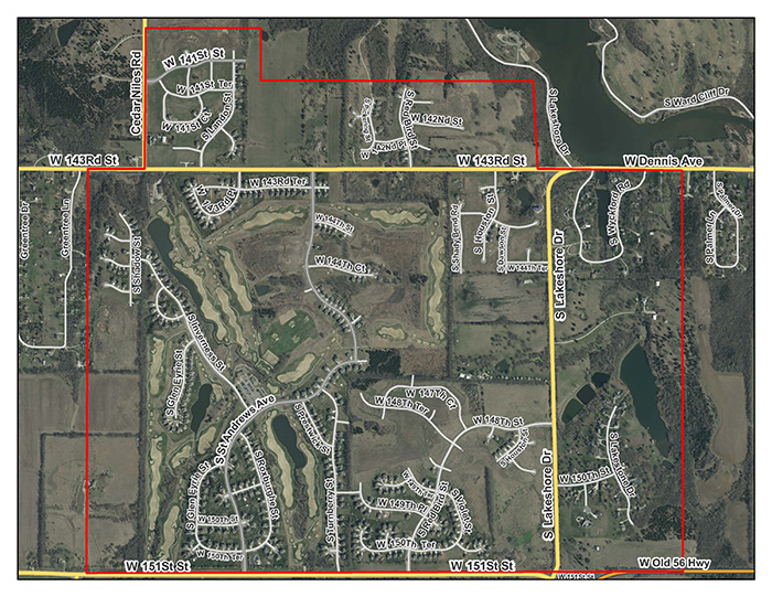 Dennis and Wyckford Watermain Repair Map