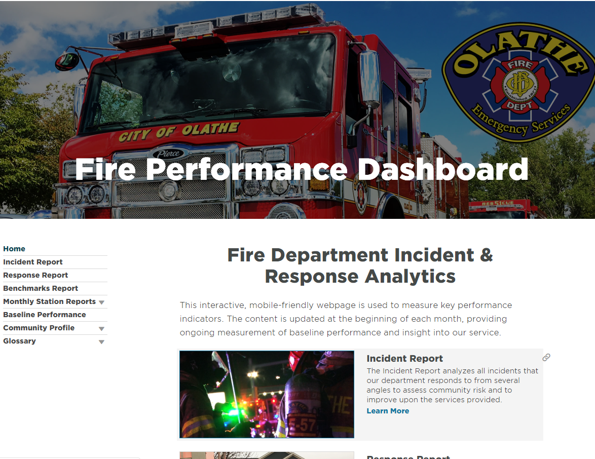 Fire Performance Dashboard Image