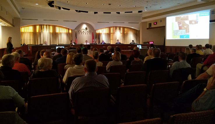 Planning Commission Meeting in City Council Chambers